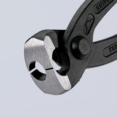 10 99 I220 | Front & Side-Jaw Ear Clamp Pliers | Coated Handle | Black Atramentized - 220mm