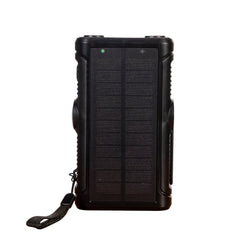 NBS Solar Power Bank with Wireless Charger, Built-in Cable, Hand Crank, Compass, Blue (Copy)