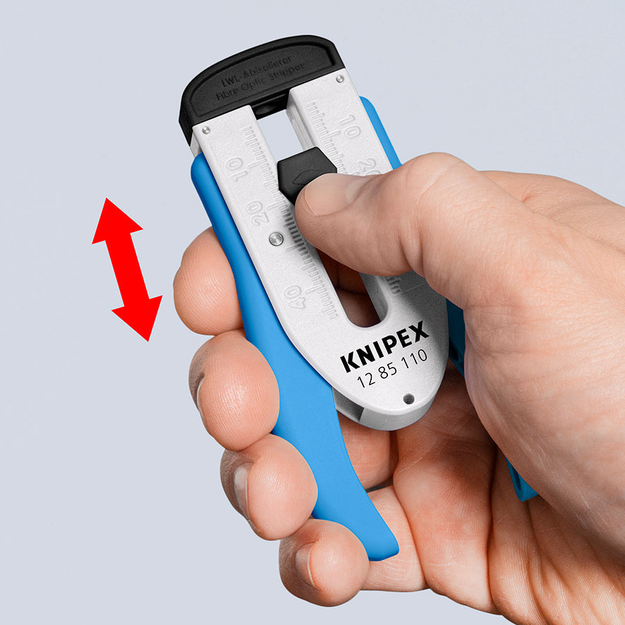 Knipex | 12 85 110 SB | Fibre Optic Stripping Tool (Carded)
