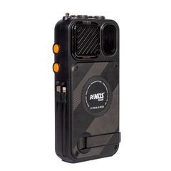 NBS Solar Power Bank with Wireless Charger, 20Ah Li-Polymer Battery, Built-in Cables, Hand Crank, Bluetooth, Radio, Speaker and Torch