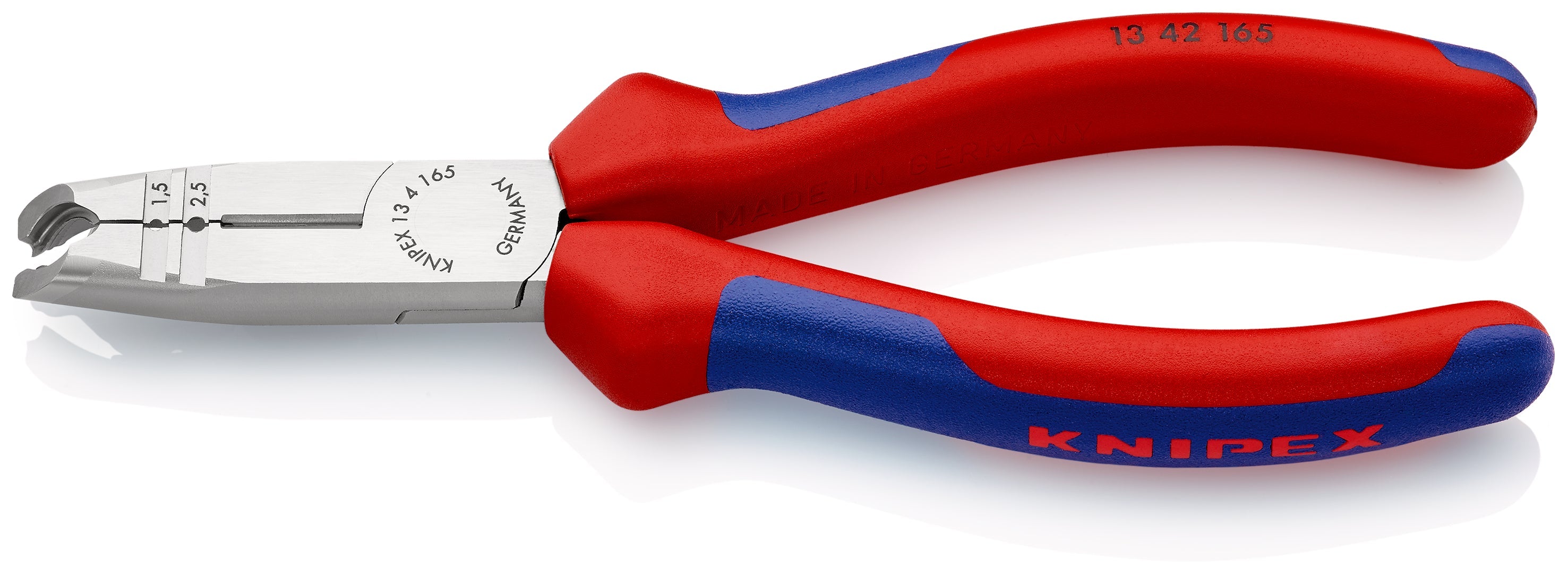 13 42 165 | Cutting & Stripping Pliers | Multi-Component Handle | Black Atramentized - 165mm