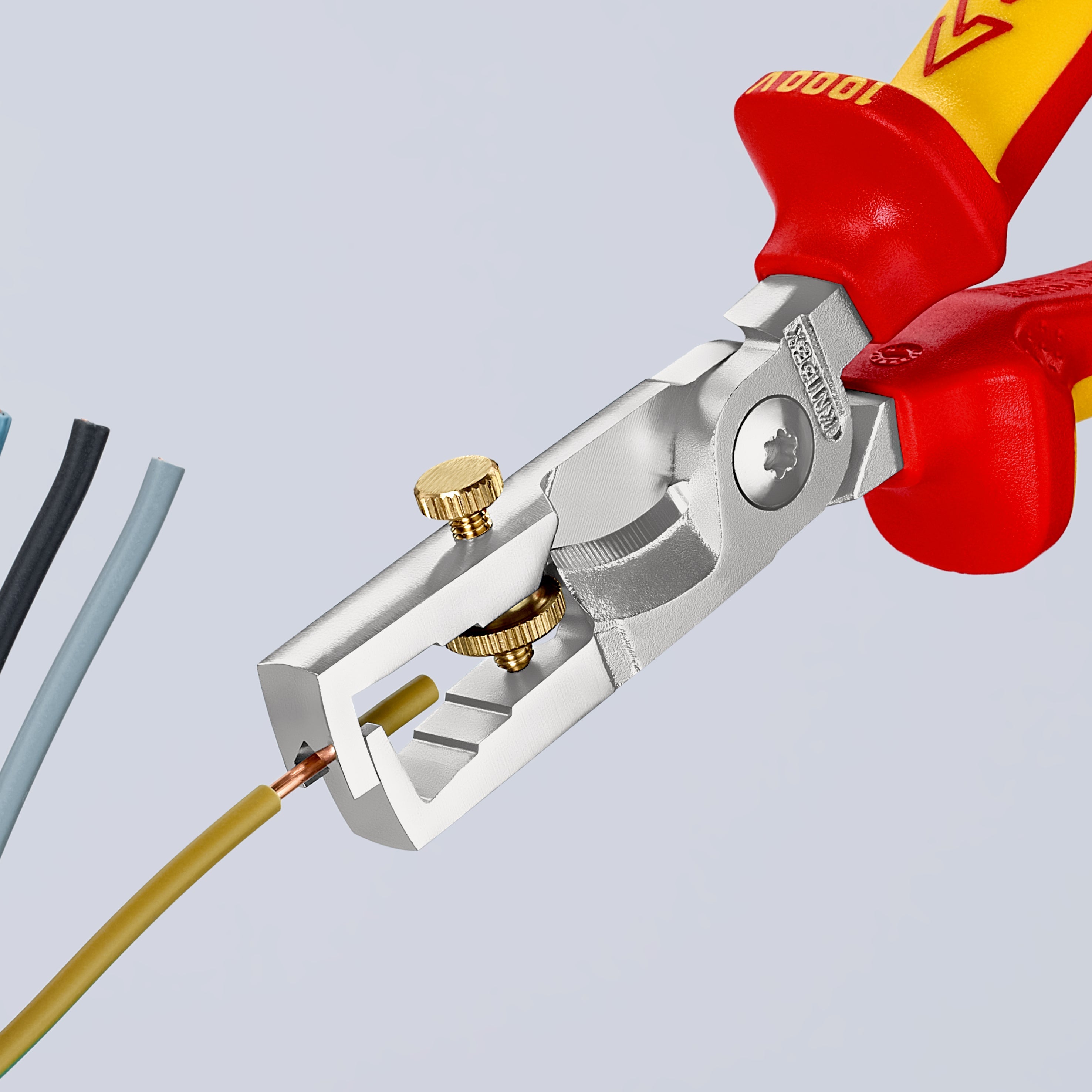 13 66 180 | VDE StriX® Insulation Stripper / Cable Shears | Multi-Component Handle | Chrome Plated - 180mm