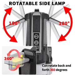 NBS SOLAR Multi-Functional Telescopic Led Solar Search Light (SQ-18)