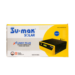 SUMAK SOLAR SUNNY + 1100VA/12V PWM PURE SINE WAVE MPPT SOLAR HYBRID INVERTER