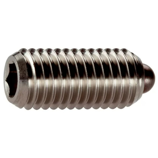 Halder | 22030 | Spring Plunger w/ Pin & Internal Hexagon | Heavy | Stainless Steel | Pack of 10 - (Various Diameters)