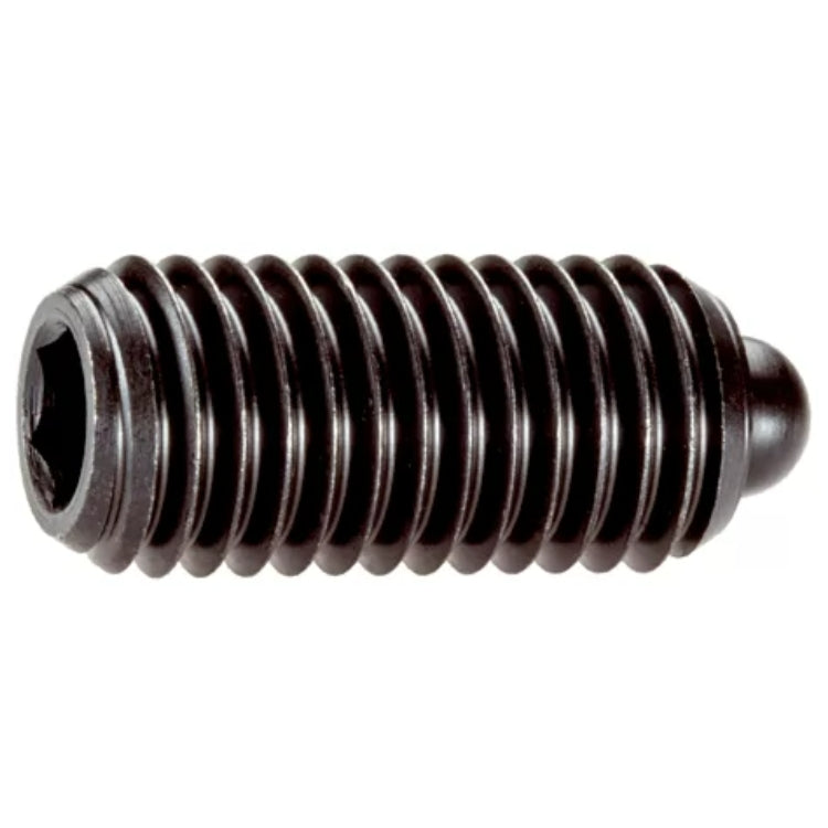 Halder | 22030 | Spring Plunger w/ Pin & Internal Hexagon | Standard | Steel | Pack of 10 - (Various Diameters)
