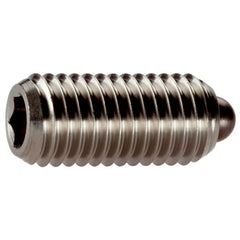 Halder | 22030 | Spring Plunger w/ Pin & Internal Hexagon | Standard | Stainless Steel | Pack of 10 - (Various Diameters)