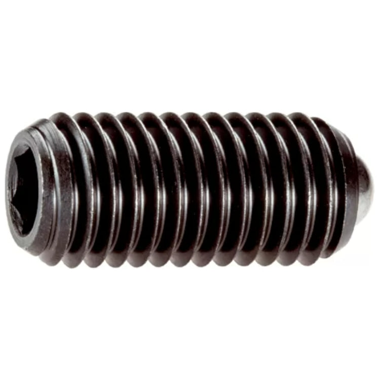 Halder | 22031 | Spring Plunger w/ Moveable Ball & Internal Hexagon | Standard | Steel | Pack of 10 - (Various Diameters)