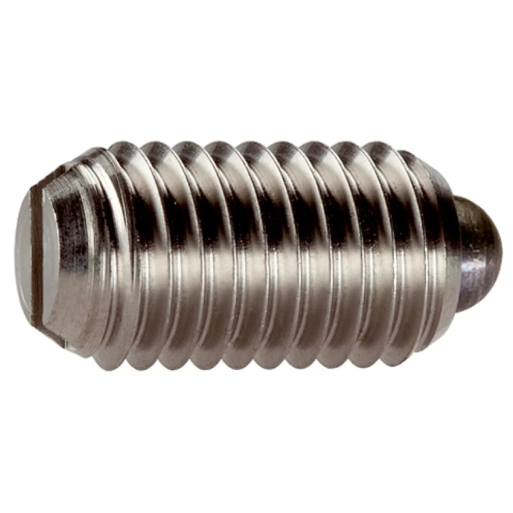 Halder | 22050 | Spring Plunger w/ Pin & Slot | Heavy | Stainless Steel | Pack of 10 - (Various Diameters)