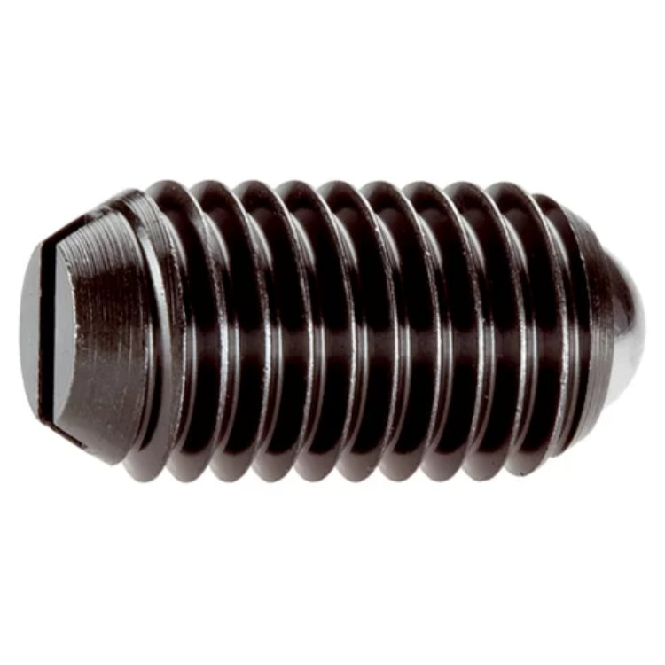 Halder | 22050 | Spring Plunger w/ Ball & Slot | Standard | Steel | Pack of 10 - (Various Diameters)