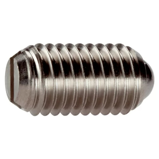 Halder | 22050 | Spring Plunger w/ Ball & Slot | Standard | Stainless Steel | Pack of 10 - (Various Diameters)