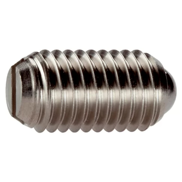 Halder | 22050 | Spring Plunger w/ Ball & Slot | Heavy | Stainless Steel | Pack of 10 - (Various Diameters)