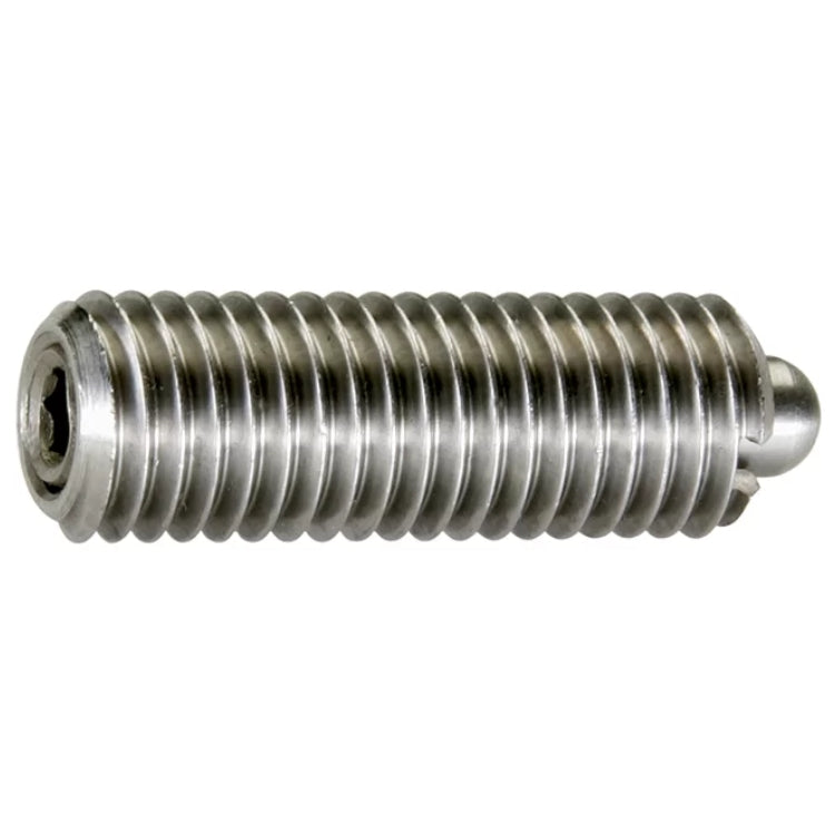 Halder | 22060 | Spring Plunger w/ Internal Hexagon & Seal | Standard | Stainless Steel | Pack of 10 - (Various Diameters)