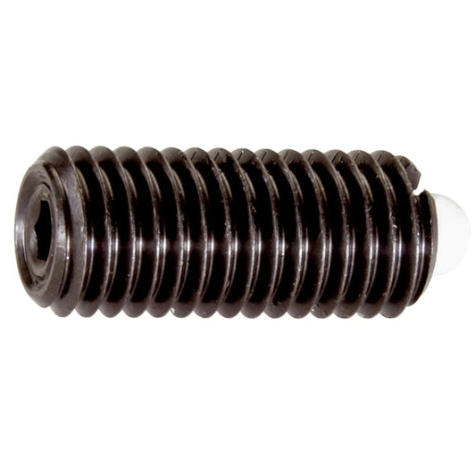 Halder | 22060 | Spring Plunger w/ Thermoplastic Ball & Internal Hexagon | Standard | Steel | Pack of 10 - (Various Diameters)