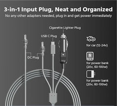3-in-1 Power Cable for Starlink Mini – 5M