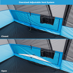 Core Equipment 9 Persons 14 x 9 Feet Lighted Instant Cabin Camping Tent