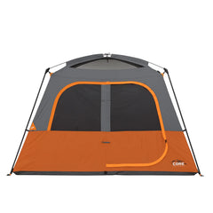 Core Equipment 6 Persons 10 x 9 Feet Straight Wall Cabin Camping Tent