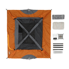 Core Equipment 6 Persons 10 x 9 Feet Straight Wall Cabin Camping Tent