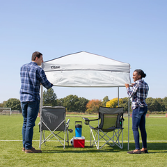 Core Equipment 6 x 4 Feet Instant Canopy Gazebo with Half Sun Wall