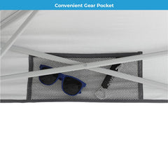 Core Equipment 6 x 4 Feet Instant Canopy Gazebo with Half Sun Wall