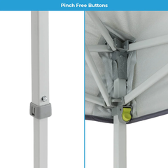 Core Equipment 6 x 4 Feet Instant Canopy Gazebo with Half Sun Wall