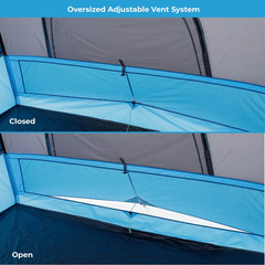 Core Equipment 6 Persons 11 x 9 Feet Lighted Instant Cabin Camping Tent