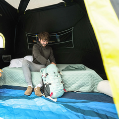 Core Equipment 9 Persons 11 x 9 Feet Instant Cabin Camping Blockout Tent