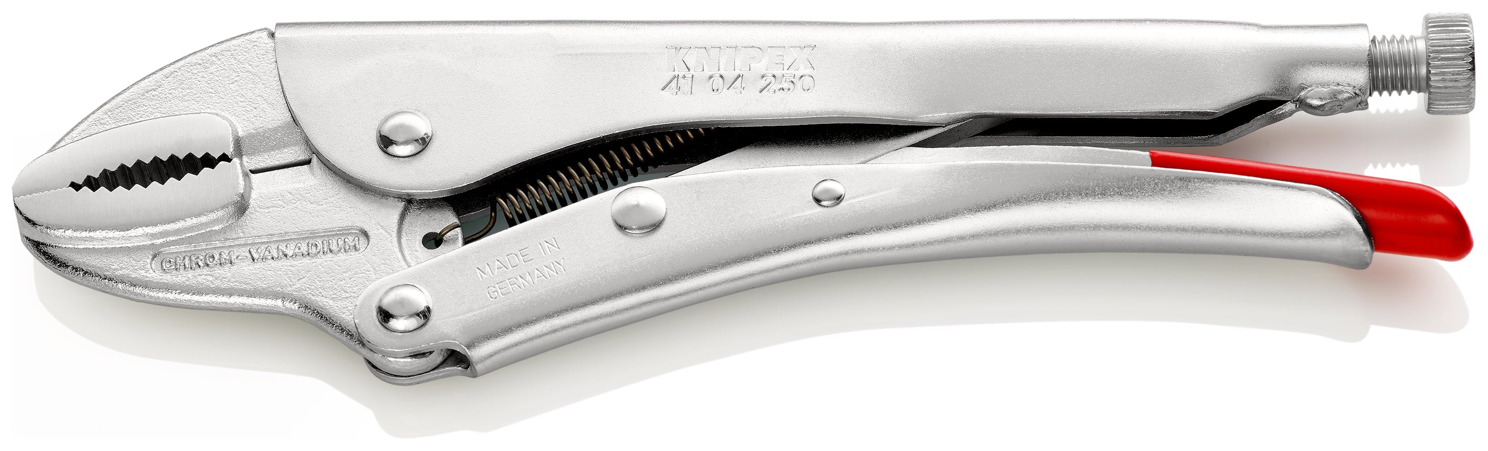 41 04 250 | Locking Grip Pliers | Semi-Circular Gripping Mouth - 250mm