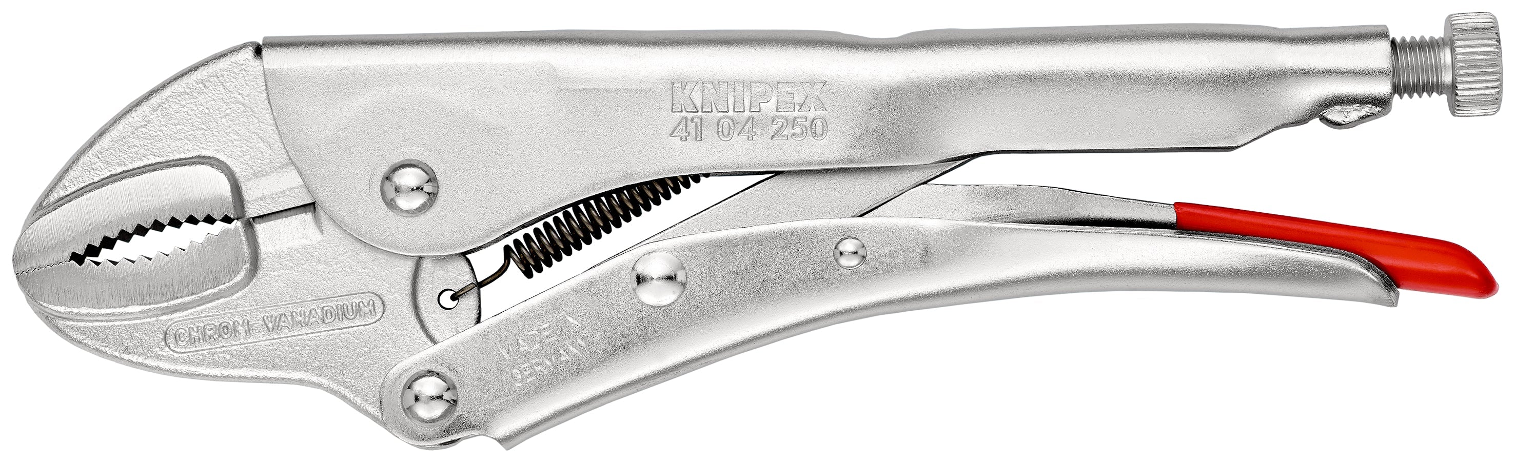 41 04 250 | Locking Grip Pliers | Semi-Circular Gripping Mouth - 250mm