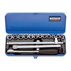 MATADOR 1/2" Socket Set 12P 10-22mm