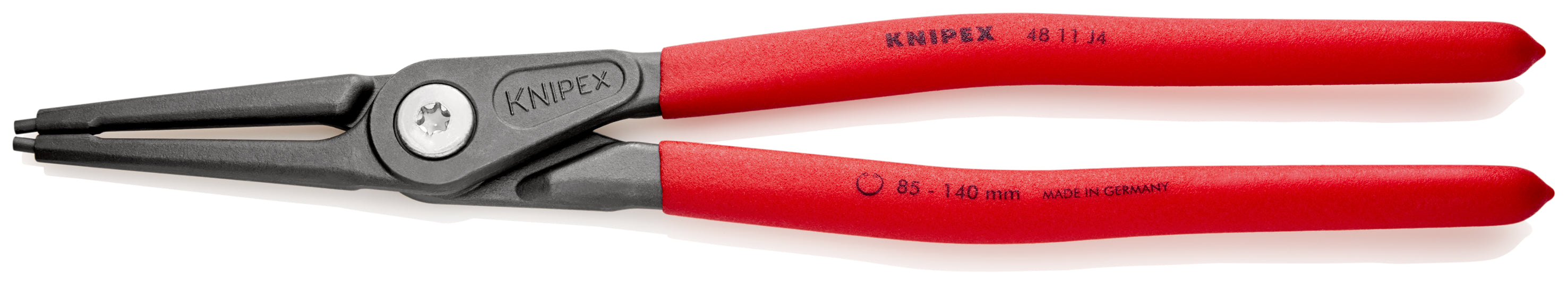 48 Series | Precision Internal Circlip Pliers | Coated Handles | Grey A'mentized - (Various Styles & Sizes)
