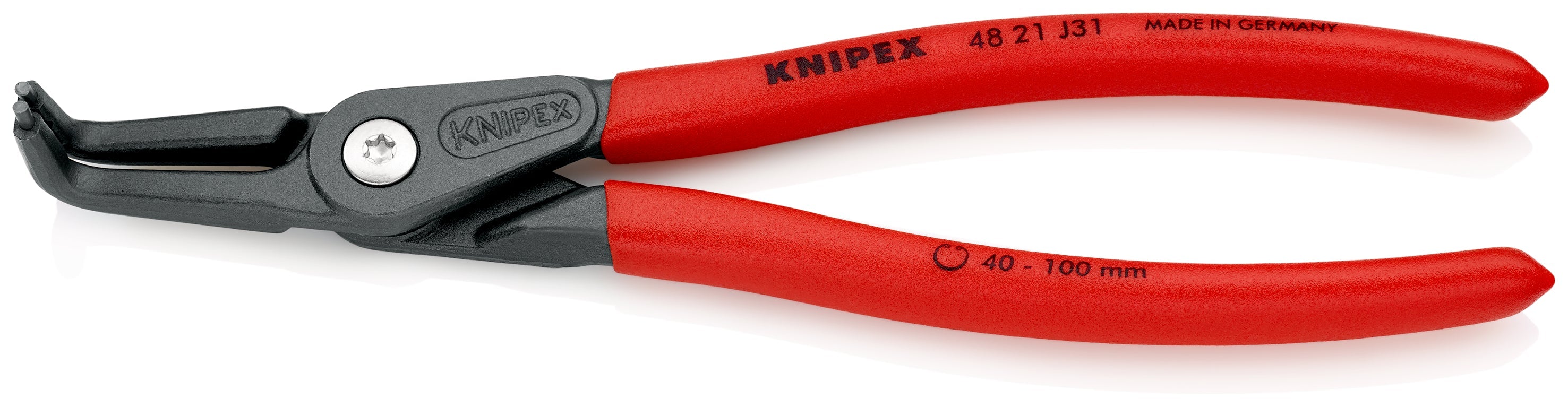 48 Series | Precision Internal Circlip Pliers | Coated Handles | Grey A'mentized - (Various Styles & Sizes)