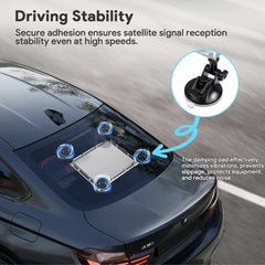 Starlink Mini Car Mount with 4 Suction Cups & Protective Case