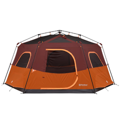 Outdoor 8 Persons 15 x 13 Feet Instant Lighted Hexagon Camping Tent