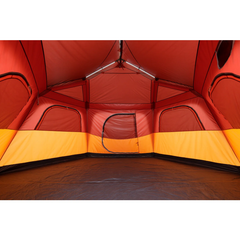 Outdoor 8 Persons 15 x 13 Feet Instant Lighted Hexagon Camping Tent