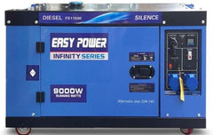 Easy Power 9 kW/11 kVA Electric & Remote Start 3 Phase Silent Diesel Generator FS11500 for Power Backup, Outdoor and Residencial Use