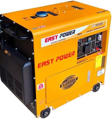 Easy Power 8 kW/10 kVA Electric & Remote Start Single Phase Silent Diesel Generator EP9500T for Power Backup, Outdoor and Residencial Use