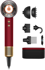 Dyson Supersonic Nural Red Velvet & Gold HD16 Hair Dryer with 2 Years Dyson Warranty