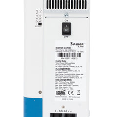 Su-mak Solar Pure Sine Wave Wall Mounted Hybrid Inverter, 4.2KW 24V, Model SM4300KM-24L,  4200VA Power Capacity, Off-Grid Solar Power System