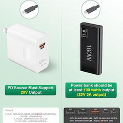 Starlink Mini USB-C to DC Power Cable 100W – 5M