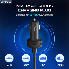 Stargear Starlink Mini Cable 12V – 3M/10FT (16AWG Cigarette Lighter to DC)