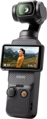 DJI Osmo Pocket 3 Creator Combo, Vlogging Camera with 1'' CMOS & 4K/120fps Video, 3-Axis Stabilization, Face/Object Tracking, Mic Included for Clear Sound, UAE Version with Official Warranty Support
