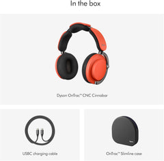 Dyson OnTrac™ Over Ear Wireless Headphones  Active Noise Cancelling, Up to 55 Hours Battery Life(2), Customizable, Transparency Mode Ceramic Cinnabar