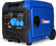 VTools 6500 Watt 15L Petrol Powered Portable Generator