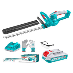 Total 20V Cordless Hedge Trimmer 18mm Cutting Capacity with Laser THTLI20461 with 1 Year Warranty