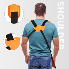 KT Plus Comfort Padded Harness for Garden Brush Cutter, Lawn Mowers with Adjustable Double Shoulder Strap