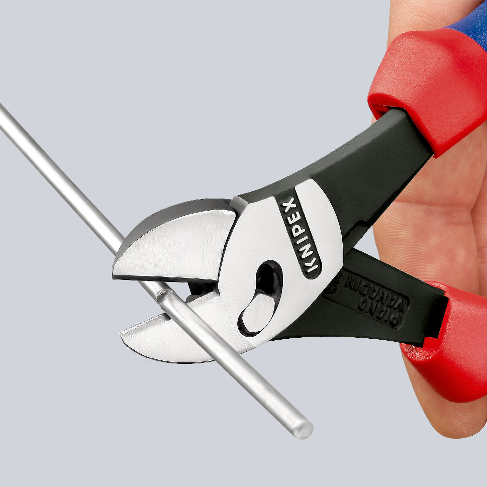73 72 180 | TwinForce® High-Leverage Diagonal Cutter | Multi-Component Handle | Black Atramentized - 180mm