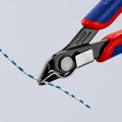 78 91 125 | Electronics Super Knips® (with Very Small Bevel & Lead Catcher) | Multi-Component Handle | Burnished Head / Tool Steel - 125mm
