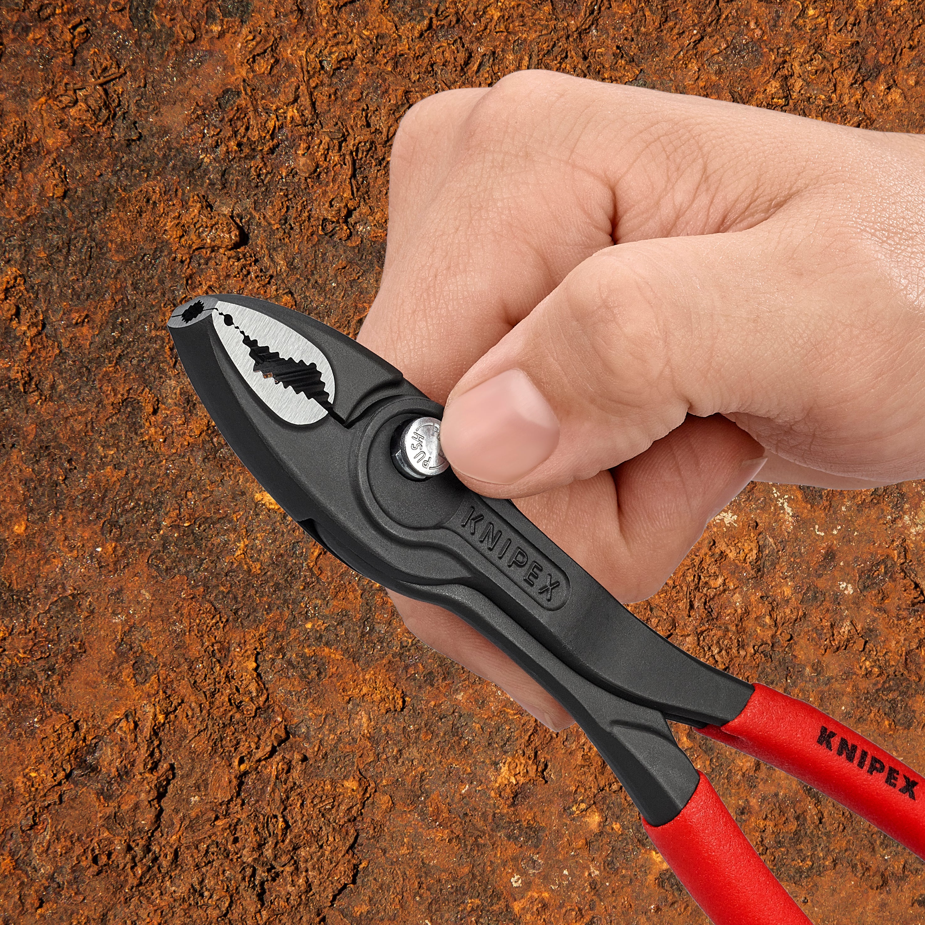82 01 Series | TwinGrip Slip Joint Pliers | Non-Slip Handle | Black Atramentized - (Various Sizes)