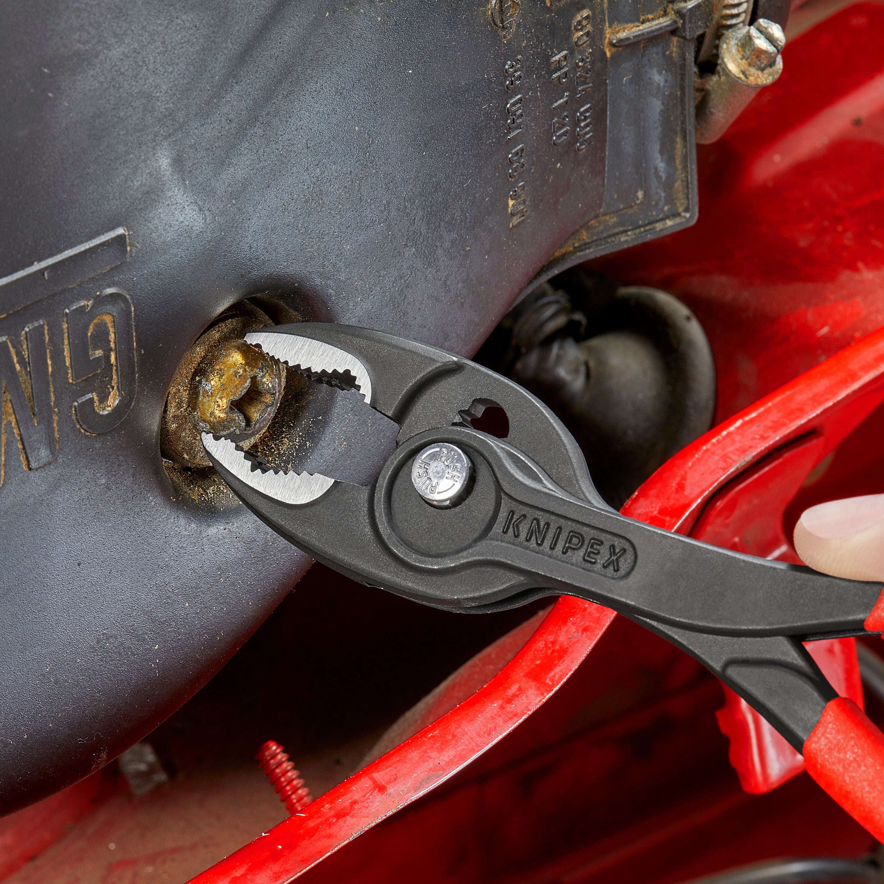 82 01 Series | TwinGrip Slip Joint Pliers | Non-Slip Handle | Black Atramentized - (Various Sizes)